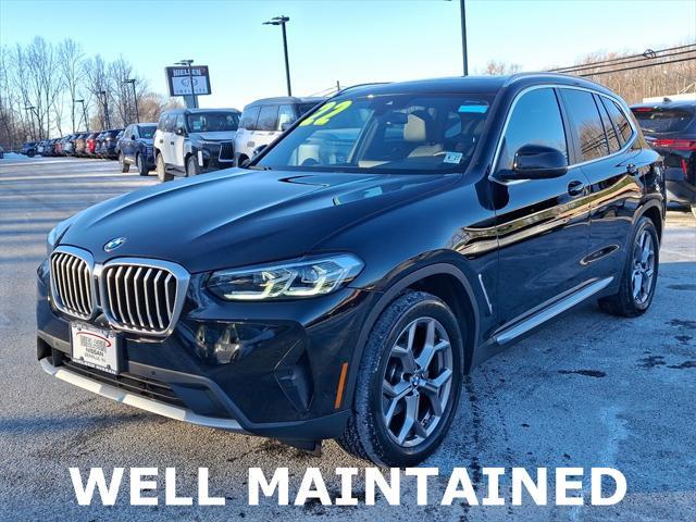 used 2022 BMW X3 car, priced at $33,980