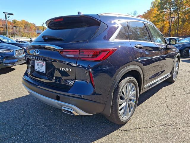 new 2025 INFINITI QX50 car, priced at $49,365