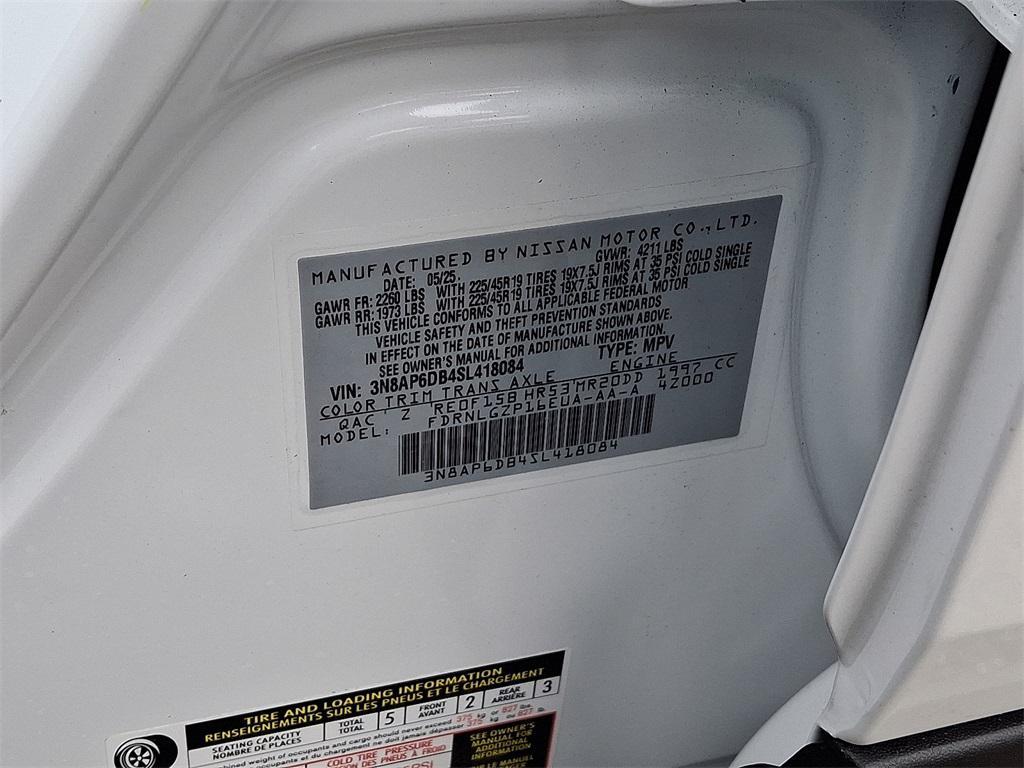 new 2025 Nissan Kicks car, priced at $28,120