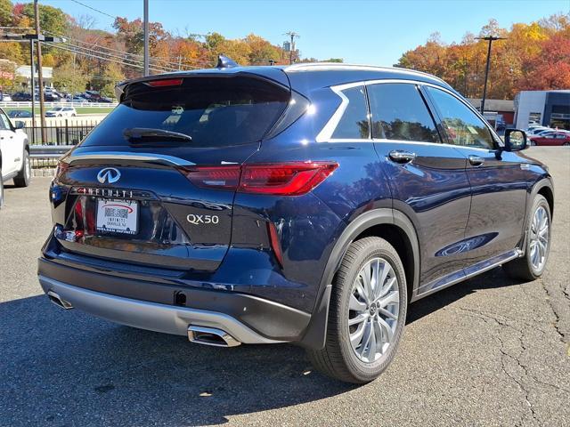 new 2025 INFINITI QX50 car, priced at $49,010