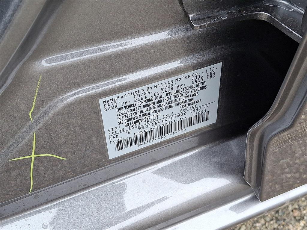 new 2025 Nissan Sentra car, priced at $22,650