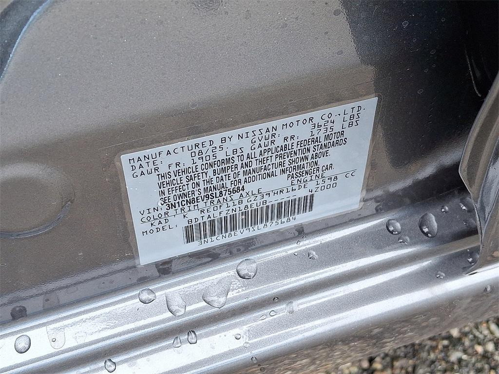 new 2025 Nissan Versa car, priced at $22,350