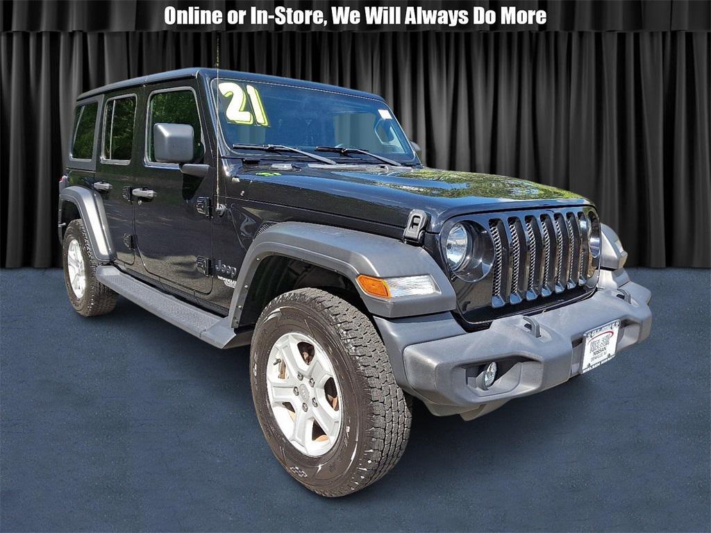 used 2021 Jeep Wrangler Unlimited car, priced at $32,295