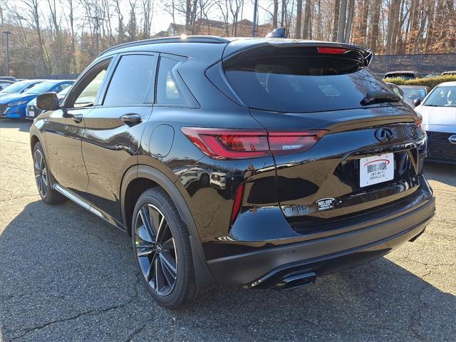 new 2025 INFINITI QX50 car, priced at $53,360