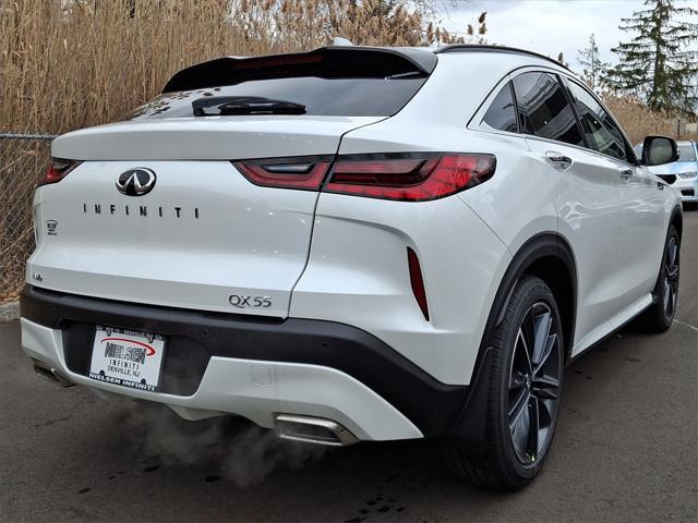 new 2025 INFINITI QX55 car, priced at $53,740