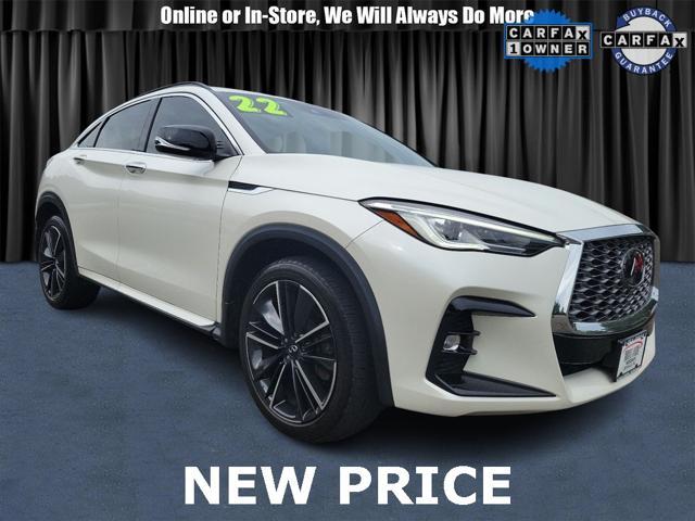 used 2022 INFINITI QX55 car, priced at $32,677