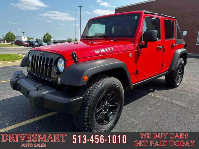 used 2017 Jeep Wrangler Unlimited car, priced at $21,299