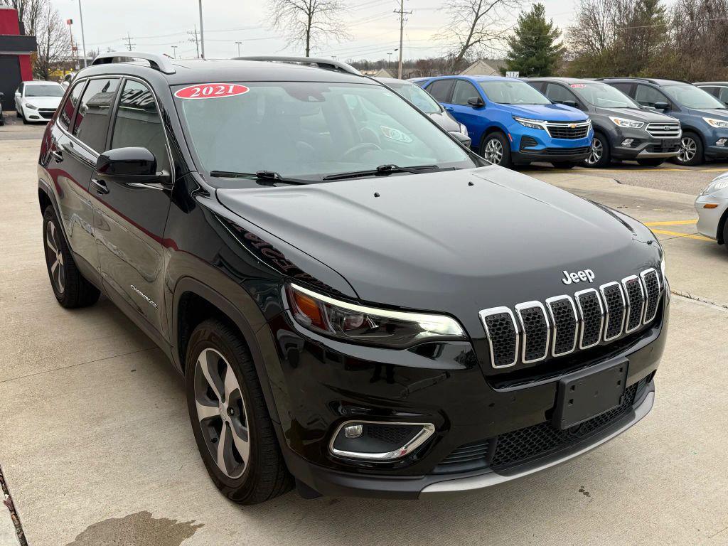 used 2021 Jeep Cherokee car, priced at $19,499