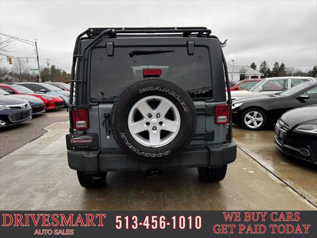 used 2015 Jeep Wrangler Unlimited car, priced at $18,999