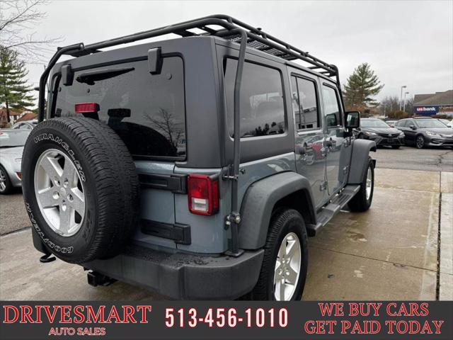 used 2015 Jeep Wrangler Unlimited car, priced at $18,999