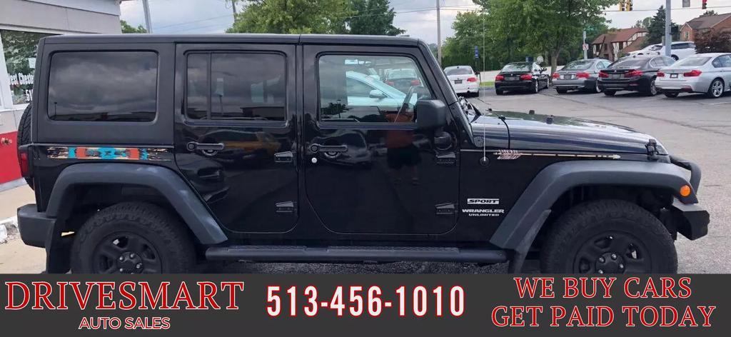 used 2015 Jeep Wrangler Unlimited car, priced at $19,999