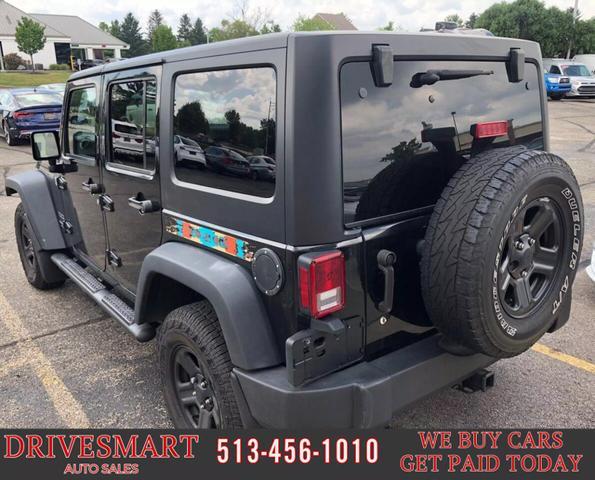 used 2015 Jeep Wrangler Unlimited car, priced at $21,199