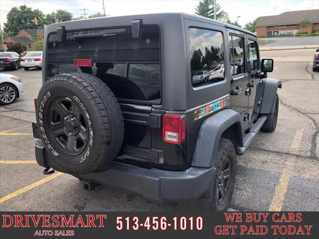 used 2015 Jeep Wrangler Unlimited car, priced at $19,999