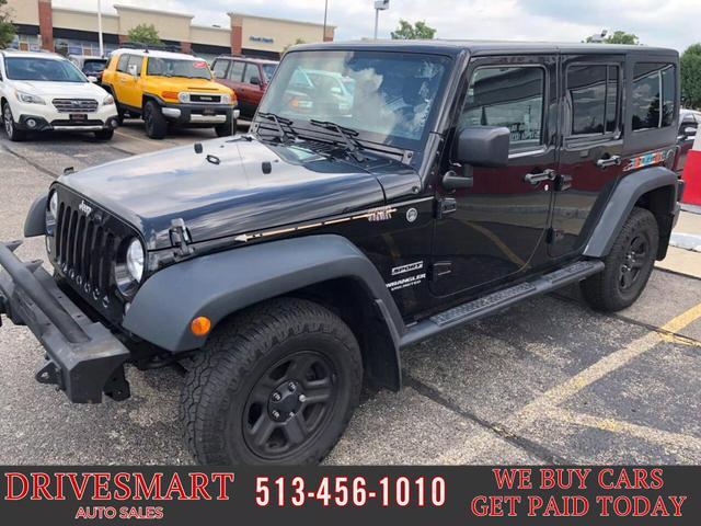 used 2015 Jeep Wrangler Unlimited car, priced at $19,999