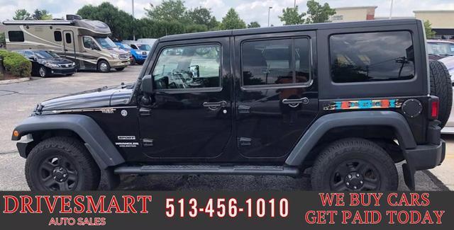 used 2015 Jeep Wrangler Unlimited car, priced at $21,199