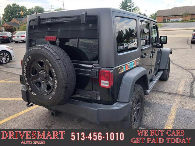 used 2015 Jeep Wrangler Unlimited car, priced at $21,199