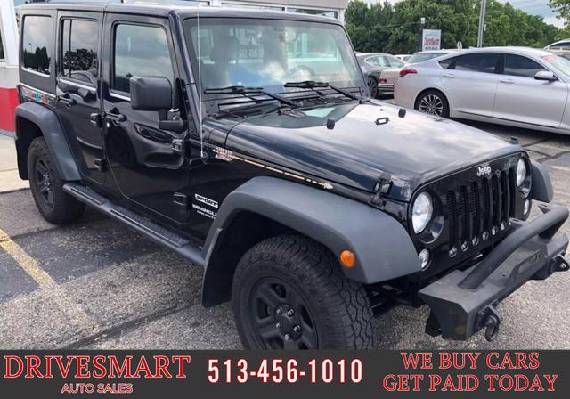 used 2015 Jeep Wrangler Unlimited car, priced at $21,199