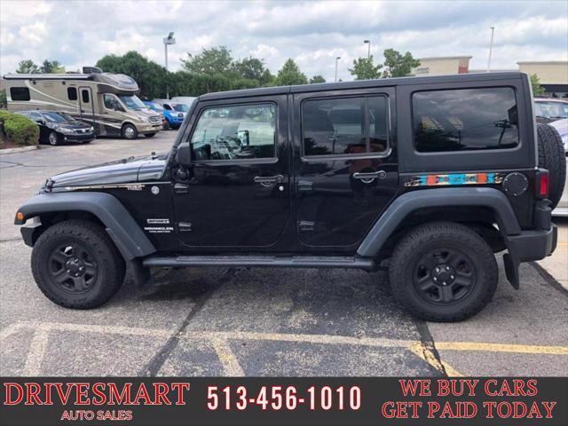 used 2015 Jeep Wrangler Unlimited car, priced at $19,999