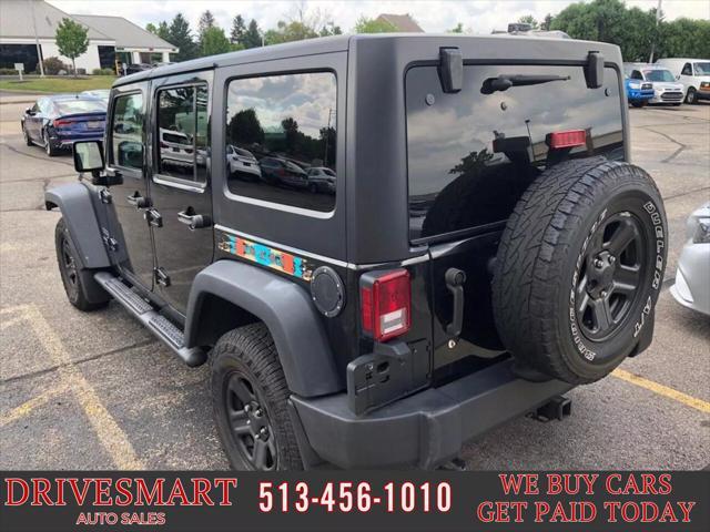 used 2015 Jeep Wrangler Unlimited car, priced at $19,999