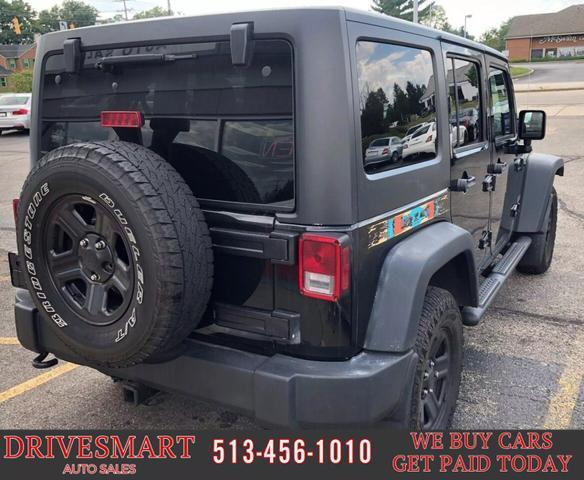 used 2015 Jeep Wrangler Unlimited car, priced at $21,199