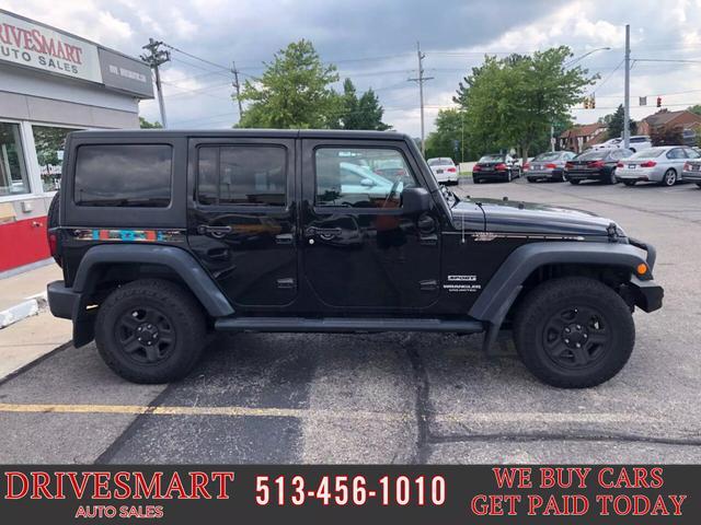 used 2015 Jeep Wrangler Unlimited car, priced at $19,999