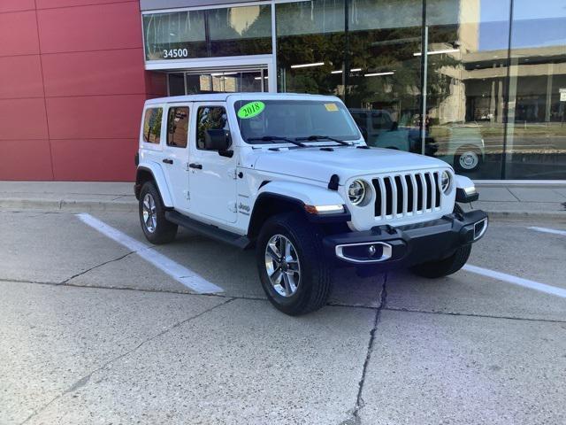 used 2018 Jeep Wrangler Unlimited car, priced at $26,797