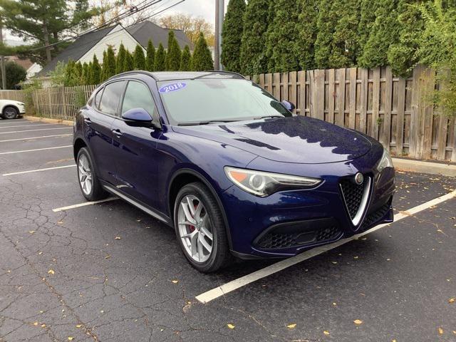 used 2018 Alfa Romeo Stelvio car, priced at $16,947