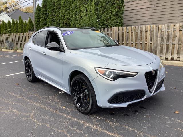 used 2021 Alfa Romeo Stelvio car, priced at $22,797