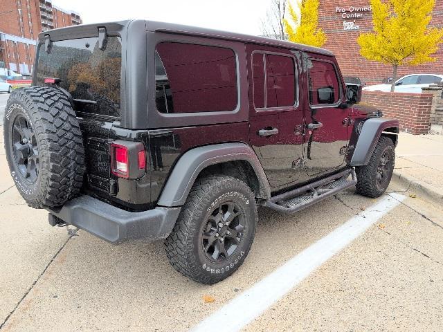 used 2020 Jeep Wrangler Unlimited car, priced at $29,297