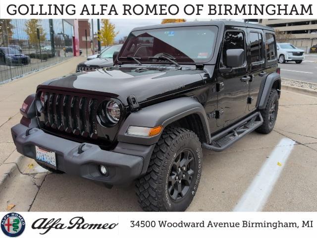 used 2020 Jeep Wrangler Unlimited car, priced at $29,297