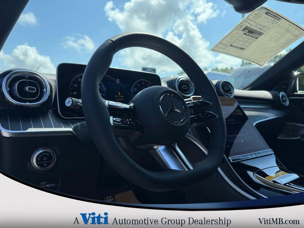 new 2025 Mercedes-Benz C-Class car, priced at $59,745
