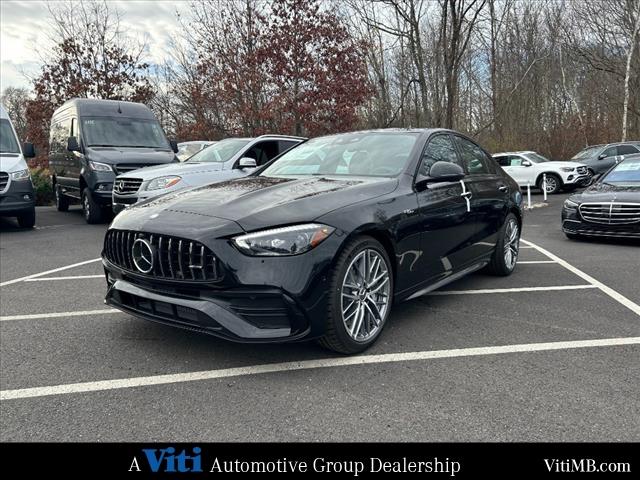 new 2025 Mercedes-Benz AMG C 43 car, priced at $75,630