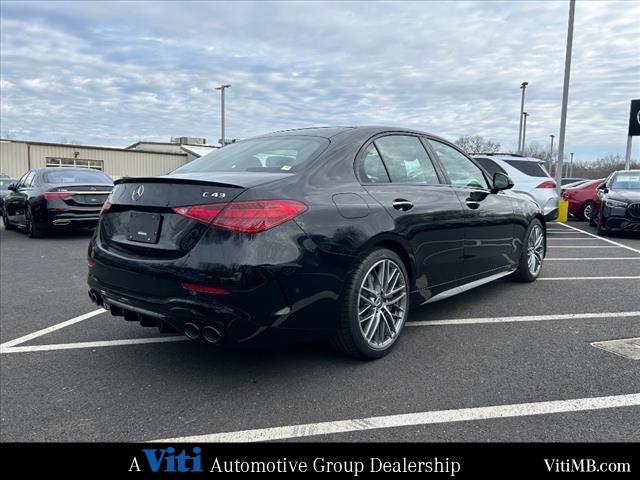 new 2025 Mercedes-Benz AMG C 43 car, priced at $75,630