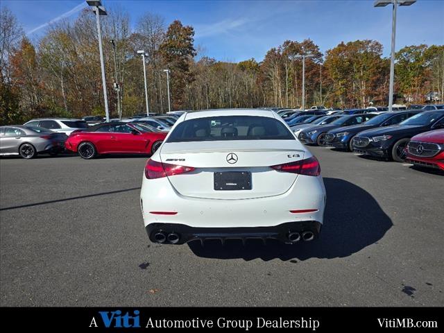 new 2025 Mercedes-Benz AMG C 43 car, priced at $76,480