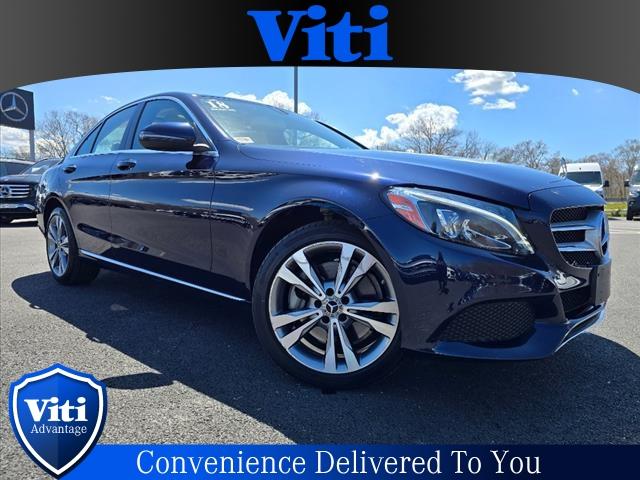 used 2018 Mercedes-Benz C-Class car, priced at $22,988