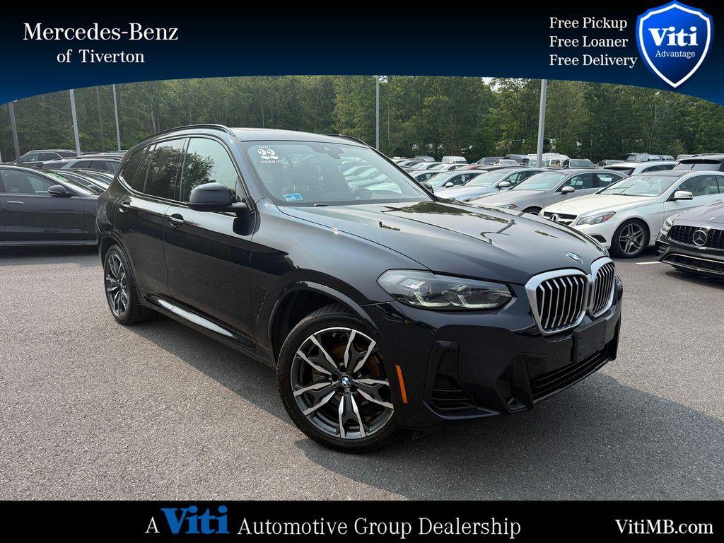 used 2022 BMW X3 car, priced at $34,495
