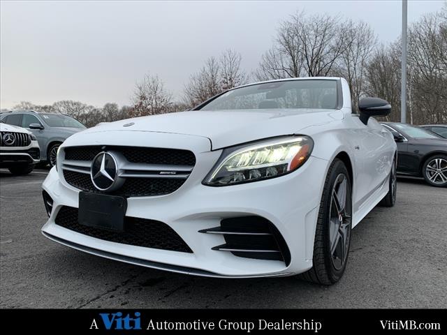 used 2022 Mercedes-Benz AMG C 43 car, priced at $49,988