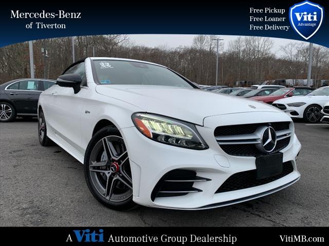 used 2022 Mercedes-Benz AMG C 43 car, priced at $49,988