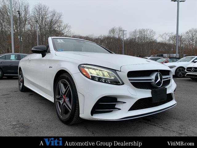 used 2022 Mercedes-Benz AMG C 43 car, priced at $49,988