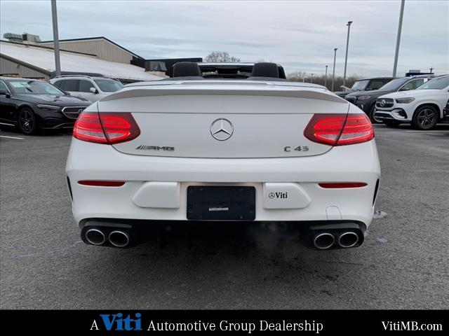 used 2022 Mercedes-Benz AMG C 43 car, priced at $49,988