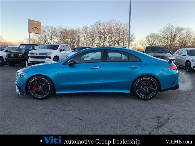 new 2025 Mercedes-Benz AMG CLA 45 car, priced at $80,450