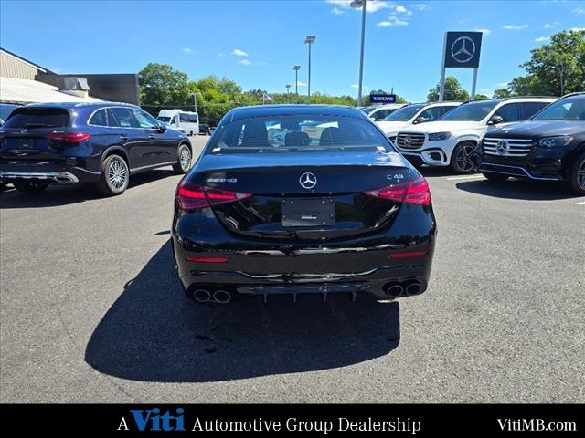 new 2024 Mercedes-Benz AMG C 43 car, priced at $64,675