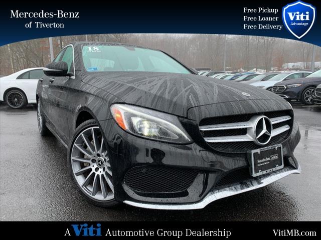 used 2018 Mercedes-Benz C-Class car, priced at $21,988