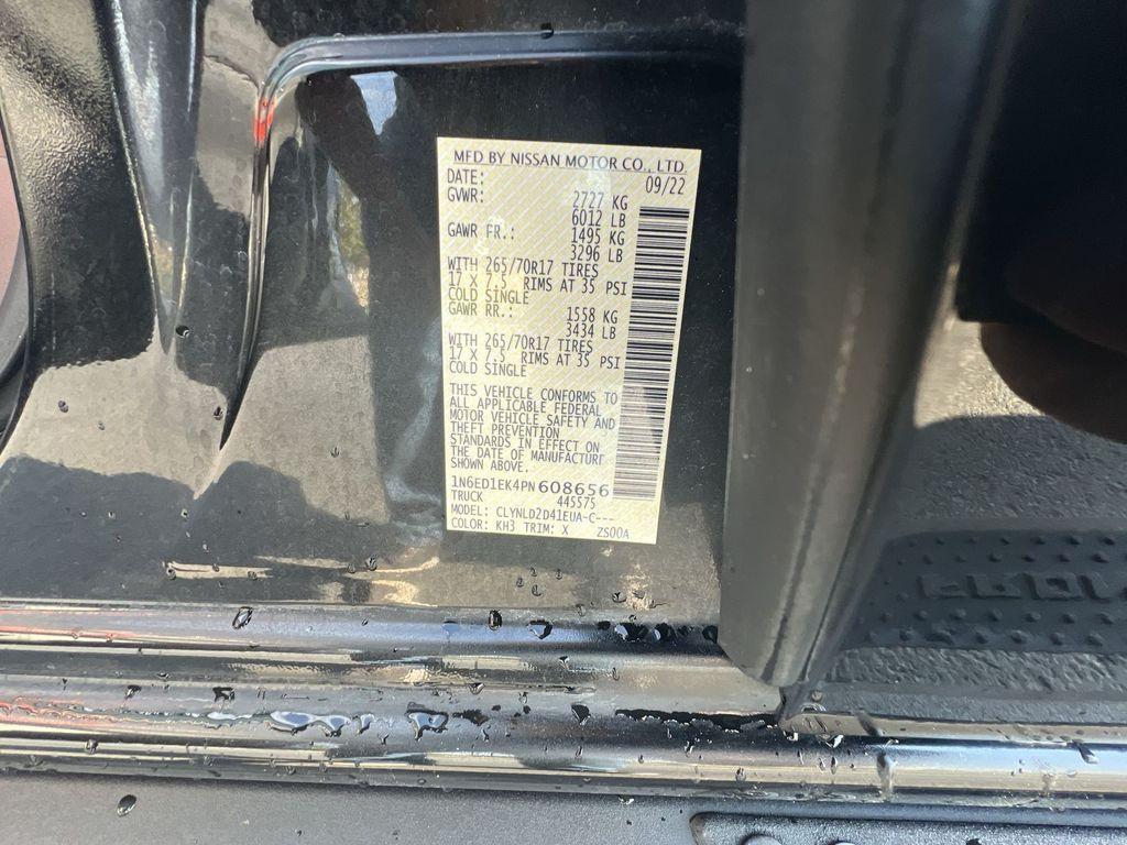 used 2023 Nissan Frontier car, priced at $37,000