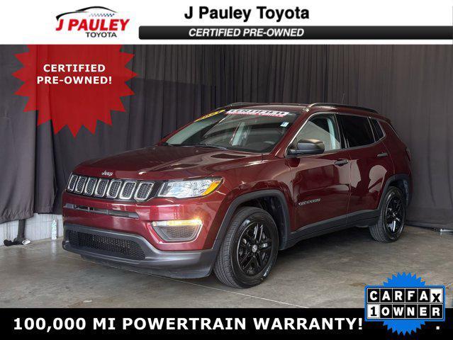 used 2021 Jeep Compass car, priced at $20,884