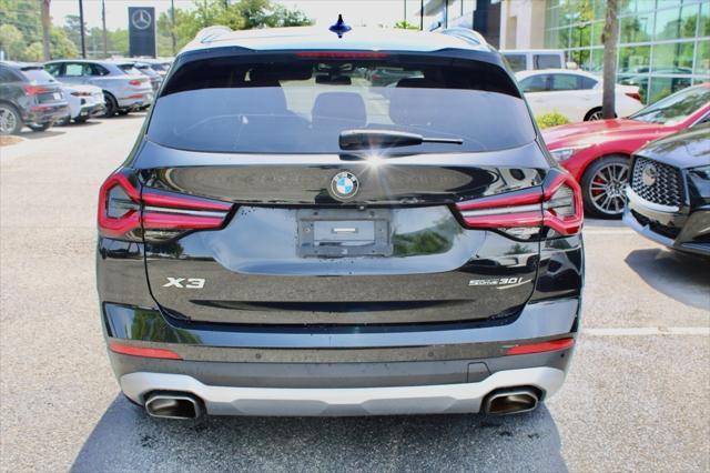 used 2022 BMW X3 car, priced at $34,596