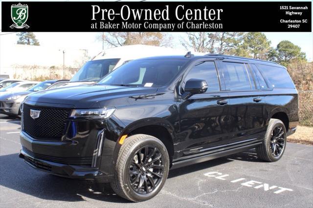 used 2024 Cadillac Escalade ESV car, priced at $104,960