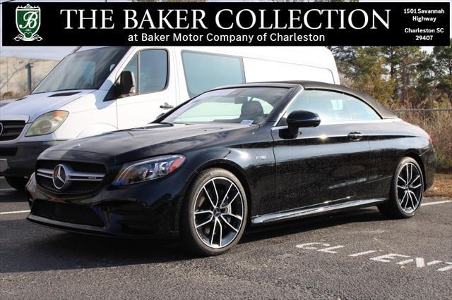 used 2021 Mercedes-Benz AMG C 43 car, priced at $53,998