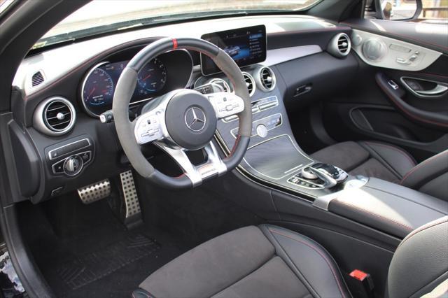 used 2021 Mercedes-Benz AMG C 43 car, priced at $53,998