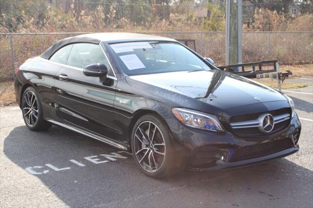 used 2021 Mercedes-Benz AMG C 43 car, priced at $53,998